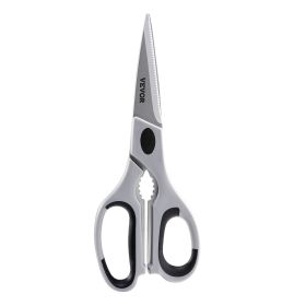 Kitchen Scissors Stainless Steel Kitchen Shears Protective Sheath Grey